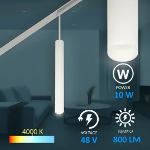 Pendant Light 48V, 10W, 4000K, 800Lm, ML07-1