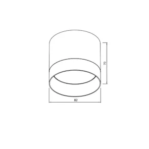 Surface-Mounted Downlight GX53, up to 15W, IP20, SPT01-4