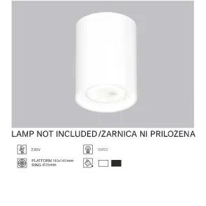 Surface-Mounted Downlight  GU10, up to 35W, IP20, SPT01-5