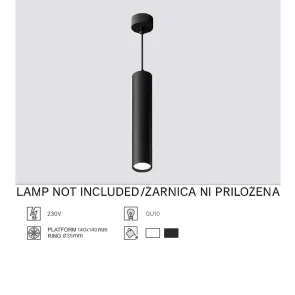 Surface Mounted Pendant Downlight GU10, up to 35W, IP20, SPT01-16