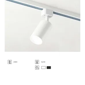 Track Light GU10, up to 35W, IP20, TRL01-1