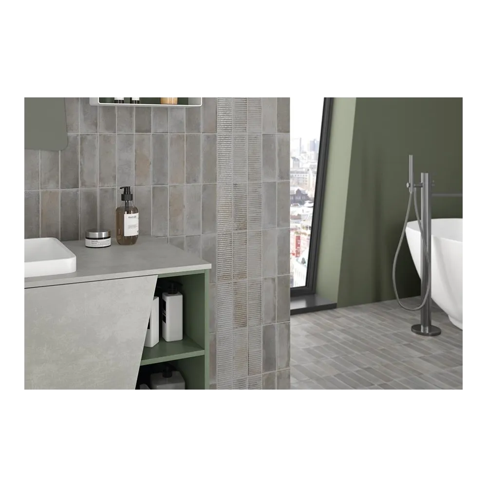 Raku Smoke Mat 6x18 | Ceramic Tiles | E-shop.si