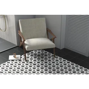 Rivoli Black Matte Tiles 20x20 cm | Ploščice | E-shop.si