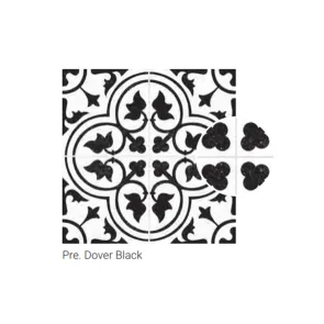 Dover Black 45x45 | Ploščice | E-shop.si