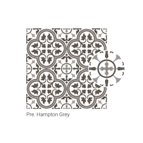 Hampton Grey 45x45 | Ploščice | E-shop.si