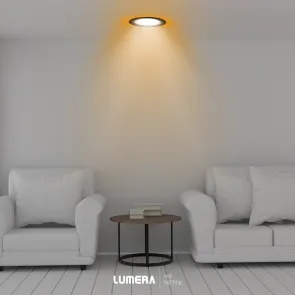 LUMERA LED panel Lumera Lighting 18W + 6W, 4000K + 3000K, vgradni, okrogel - LM-324-24W