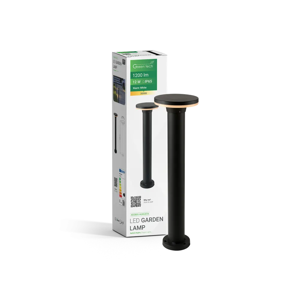 GREEN TECH LED garden lamp Green Tech AUGUSTA 12W, 3000K, IP65 - AB2805