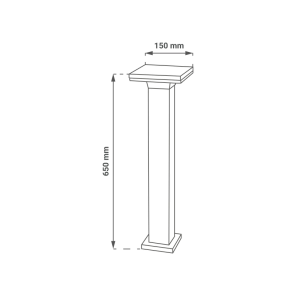 GREEN TECH LED vrtna svjetiljka Green Tech HELENA 12W, 3000K, IP65 - AB2806