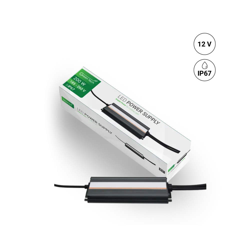 Green Tech LED 200W power supply | LED supplies | E-shop.si