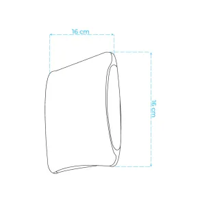 GREEN TECH LED wall lamp Green Tech FLORIDA 12W, 3000K, IP65 - AB2812