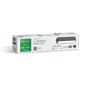 GREEN TECH LED magnetic lamp MYSTYLE 6W, 3CCT, Dim. MYSTYLE-1-6W