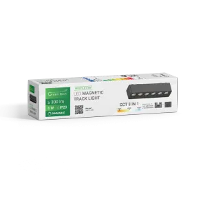 GREEN TECH LED magnetna svetilka MYSTYLE 6W, 3CCT, Zatemnitev