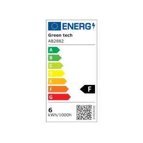 GREEN TECH LED zunanja zidna svetilka Green Tech ATLANTA, 6W, 3000K, IP65 - AB2882