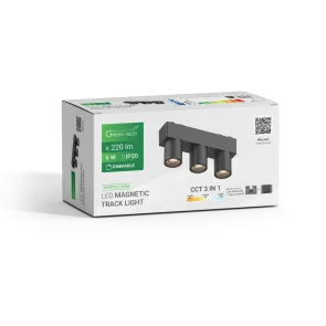 GREEN TECH LED magnetna svetilka MYSTYLE 6W, 3 barve svetlobe