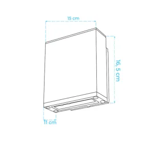 GREEN TECH LED outdoor wall lamp Green Tech HOUSTON 5W, 3000K, IP65 - AB2891