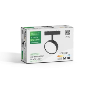 GREEN TECH LED magnetic lamp MYSTYLE 9W, 3CCT, Dim.