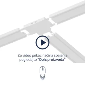GREEN TECH T spojka za ultra slim nadgradno tirnico MYSTYLE-USN-T