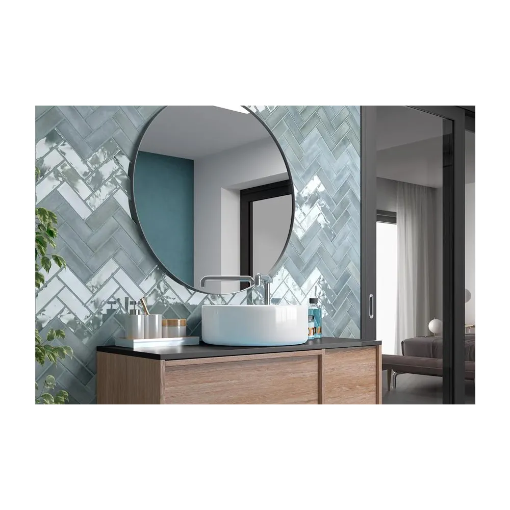 Coco Blue Grass Gloss 5x15 | Ceramic tiles | E-shop.si