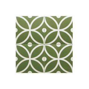 Rivoli Bergen Green Matte 20x20|Keramične ploščice|E-shop.si