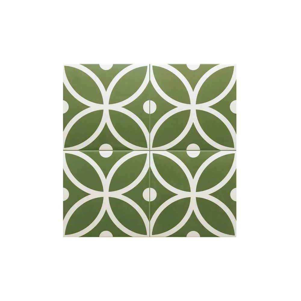 Rivoli Bergen Green Matte 20x20|Ceramic Tiles|E-shop.si