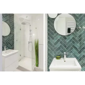 Artisan Moss Green 6.5x20 | Ceramic Tiles | E-shop.si