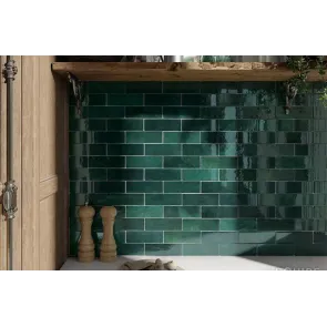 Artisan Moss Green 6.5x20 | Ceramic Tiles | E-shop.si