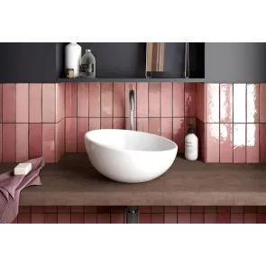 Artisan Rose Mallow 6.5x20 | Ceramic Tiles | E-shop.si