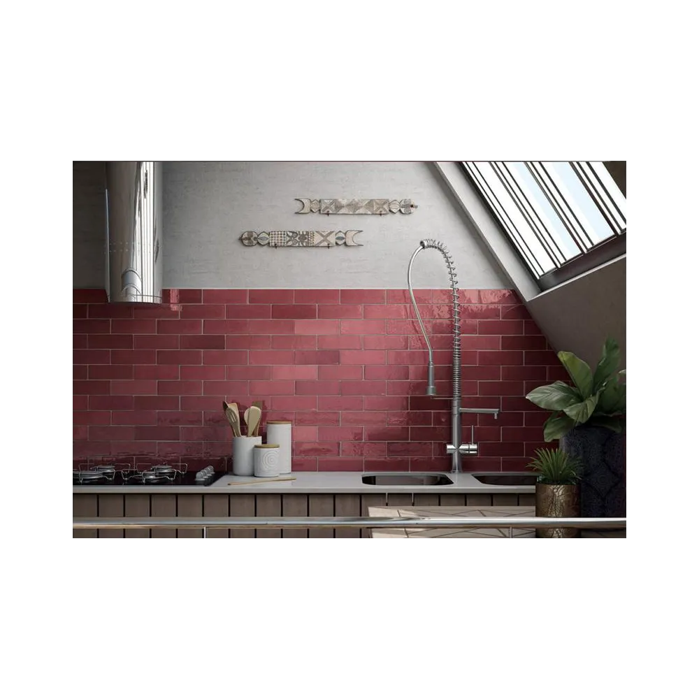 Artisan Burgundy 6.5x20 | Keramične ploščice | E-shop.si