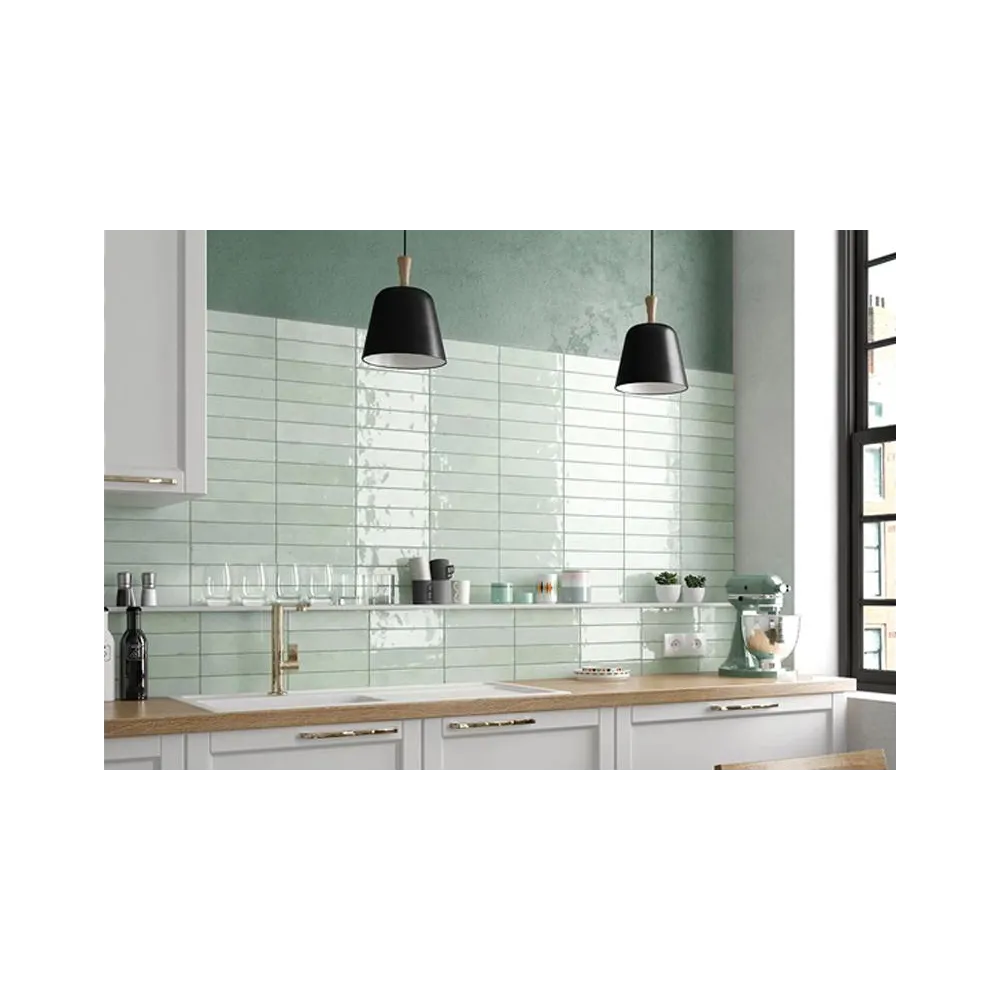Tribeca Seaglass Mint 6x25 | Ceramic tiles | E-shop.si