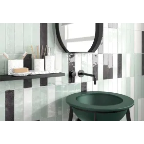 Tribeca Seaglass Mint 6x25 | Ceramic tiles | E-shop.si