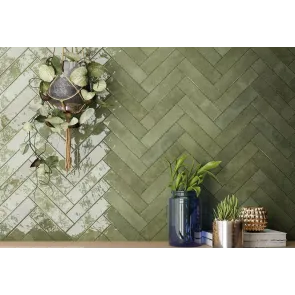Tribeca Sage Green 6x25 | Ceramic Tiles | E-shop.si