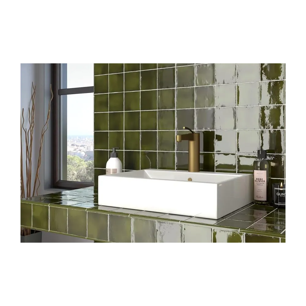 Manacor Basil Green 10x10 | Ceramic Tiles | E-shop.si