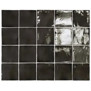 Manacor Black 10x10 | Keramične ploščice | E-shop.si