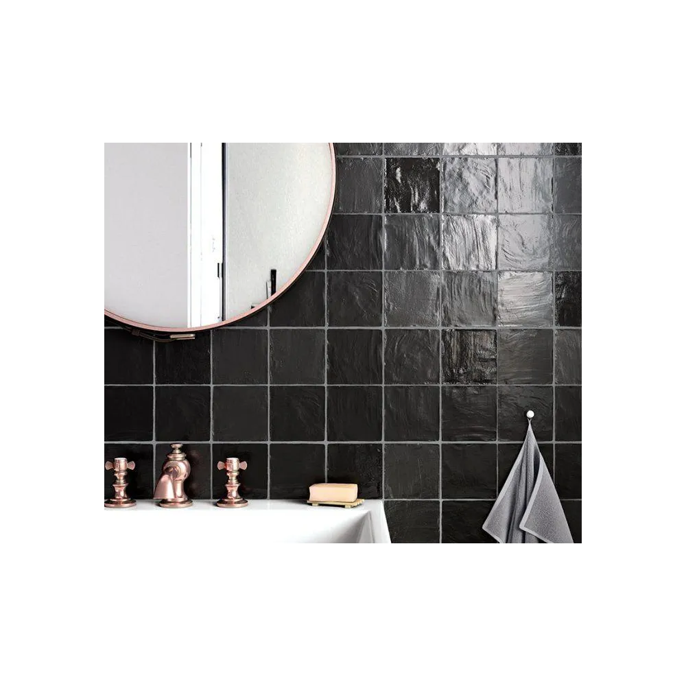 Mallorca Black 10x10 | Ceramic tiles | E-shop.si