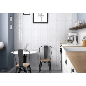 Cottage White Gloss 7.5x15 | Ceramic Tiles | E-shop.si