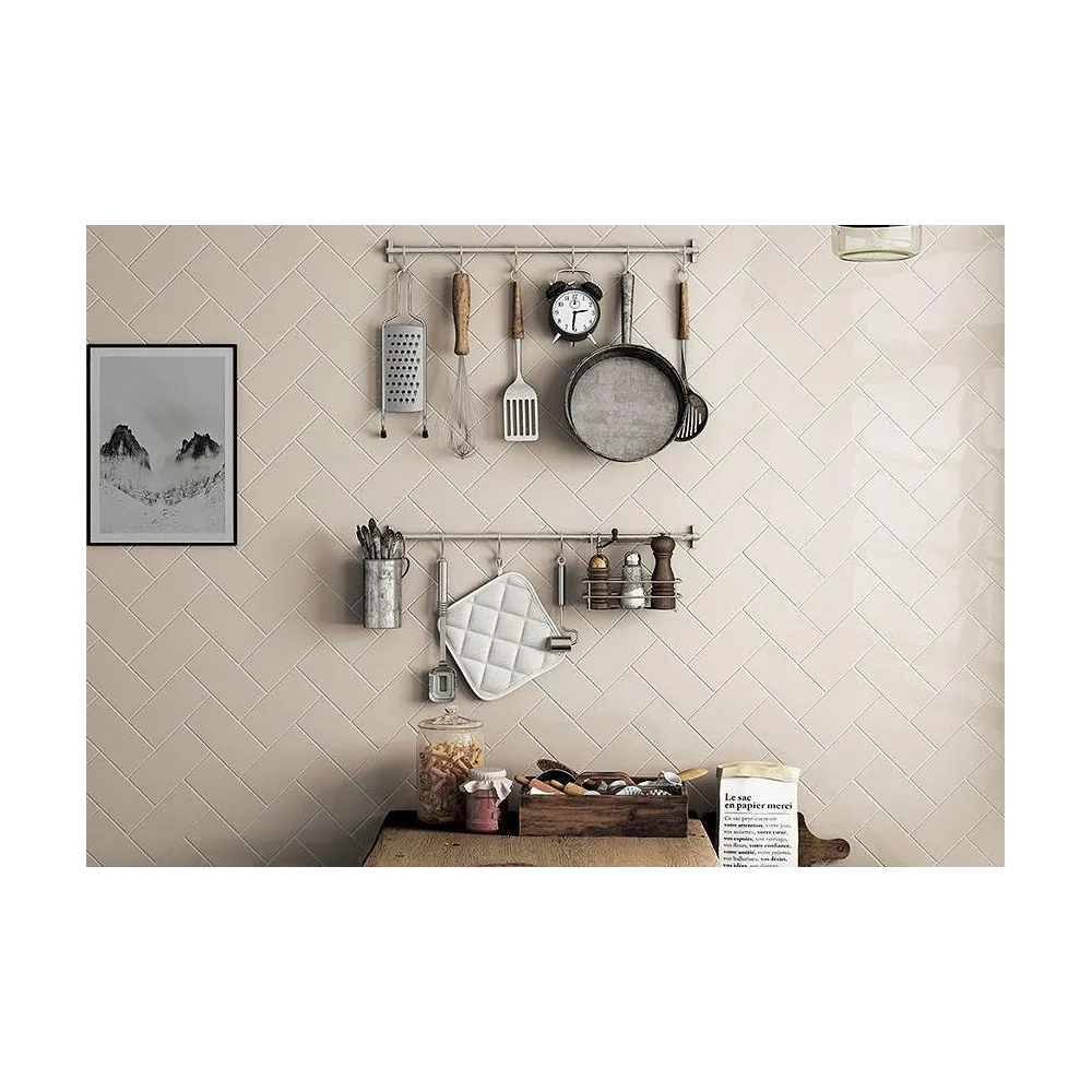 Evolution Greige gloss 7.5x15 | Tiles | E-shop.si