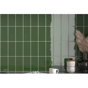 Evolution Green gloss 7.5x15 | Ceramic Tiles | E-shop.si
