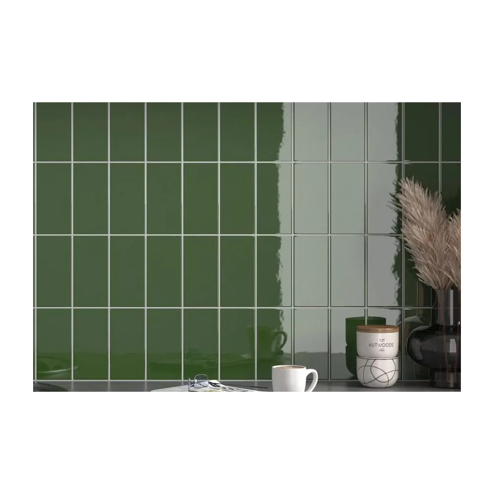 Evolution Green gloss 7,5x15 | Ploščice | E-shop.si