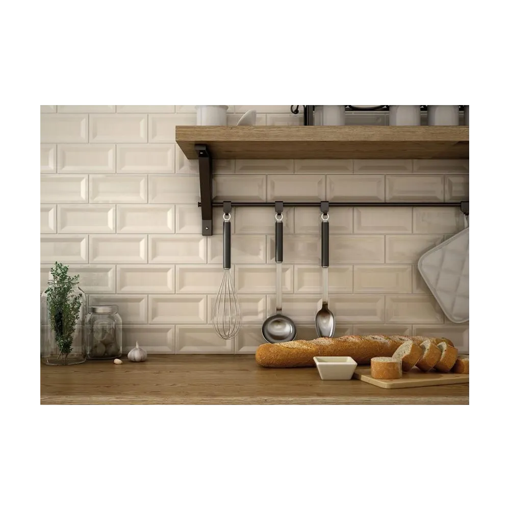 Evolution Inmetro Cream Gloss 7x15 | Tiles | E-shop.si