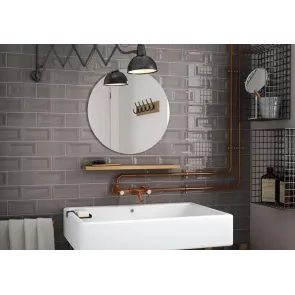 Evolution Inmetro Dark Grey gloss 7x15 | Tiles | E-shop.si