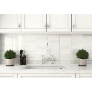 Limit Blanc gloss 6x25 | Ceramic tiles | E-shop.si