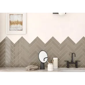 Limit Marron Yak Gloss 6x25 | Ceramic Tiles | E-shop.si