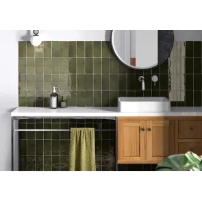 Manacor Basil Green 7x15 | Keramične ploščice | E-shop.si