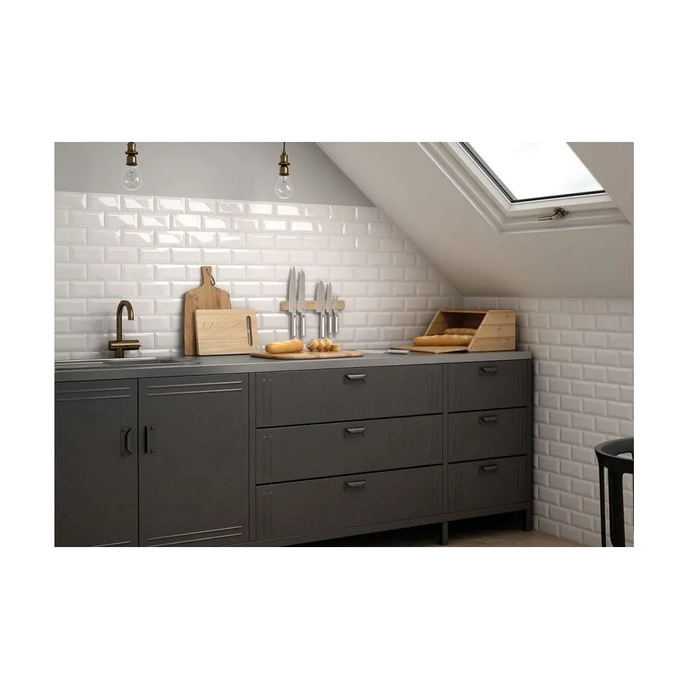 Metro White gloss 7x15 | Keramične ploščice | E-shop.si
