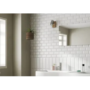 Metro White mat 7x15 | Ceramic Tiles | E-shop.si