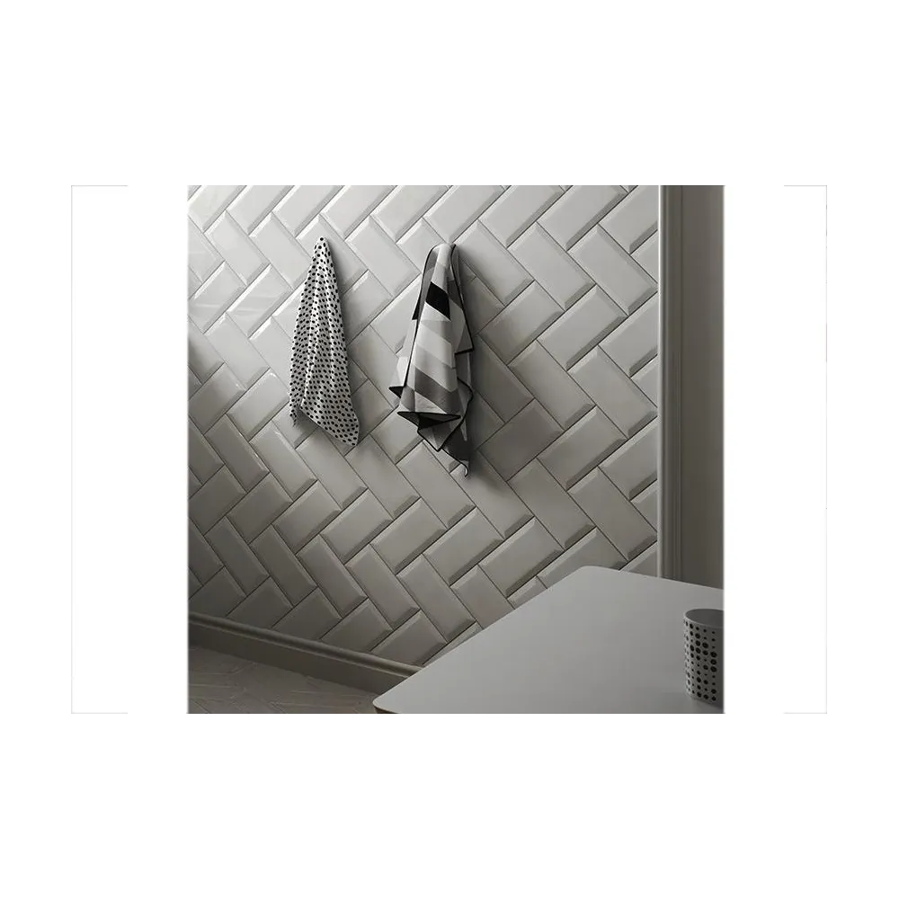 Metro Light Grey 7x15 | Ceramic Tiles | E-shop.si