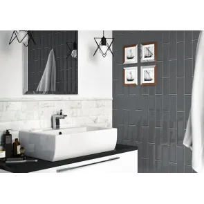 Metro Dark Grey 7x15 | Ceramic Tiles | E-shop.si