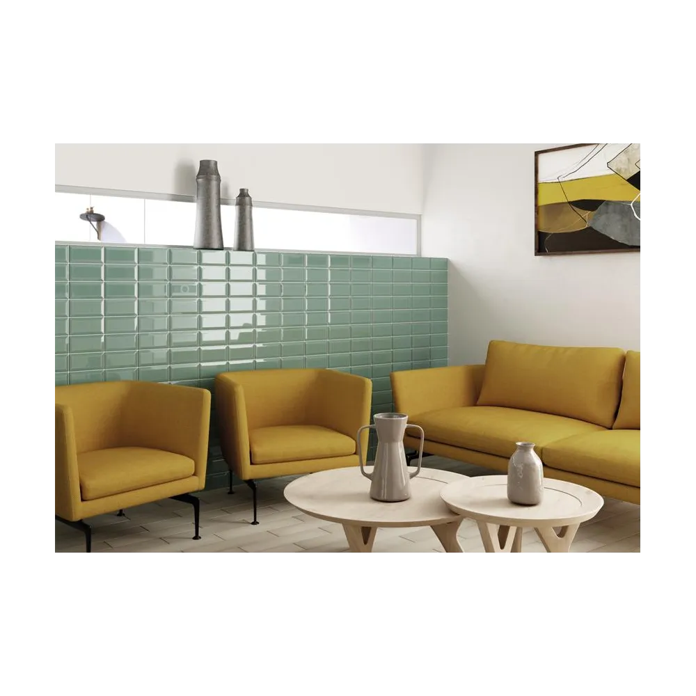 Metro Jade gloss 7x15 | Ceramic tiles | E-shop.si