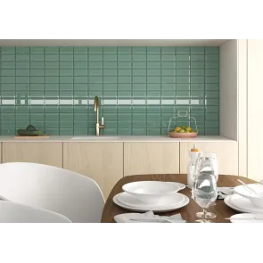 Metro Jade gloss 7x15 | Ceramic tiles | E-shop.si