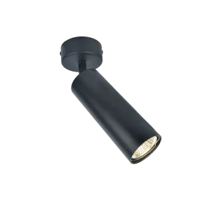 GREEN TECH Reflektor za površinsko montažo Green Tech, črna barva, vtičnica GU10 - B0311-BK